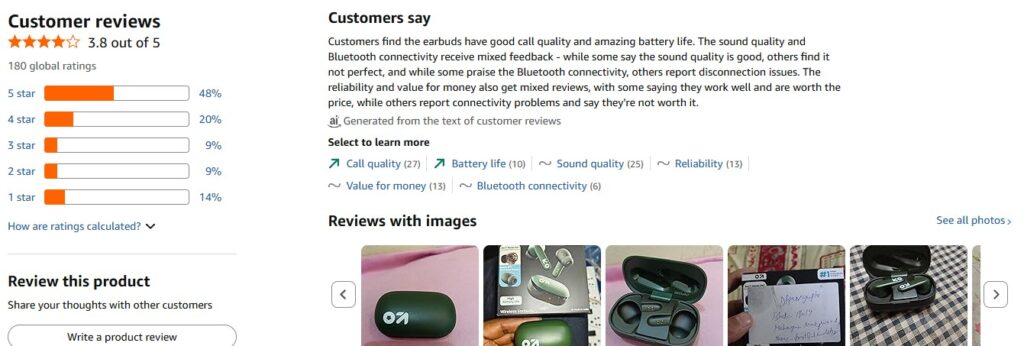 Top 5 Best Earbuds Under ₹1000