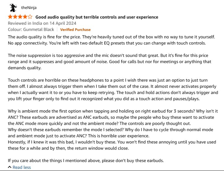 Top 5 Best Earbuds Under ₹1000